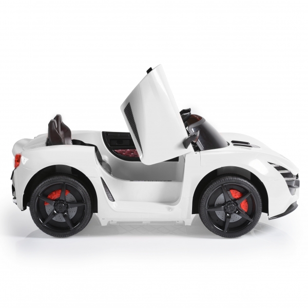Продукт Акумулаторна кола Magma, 12V с кожена седалка и отварящи се врати  - 0 - BG Hlapeta
